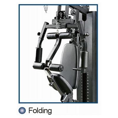 Appareil de musculation multi-gym JX-DS915, pec-deck, poulies verticales, rame bas, presse bras, Butterfly